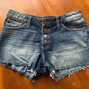 NWT Lucky Brand Size 4/27 Cutoff Jean Shorts